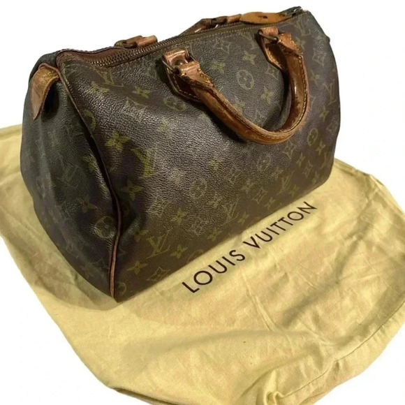 Louis Vuitton Speedy 30 Vintage Monogram Authentic with COA - Picture 3 of 16